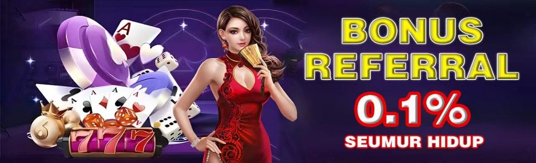 BONUS REFERAL SEUMUR HIDUP 0.1%