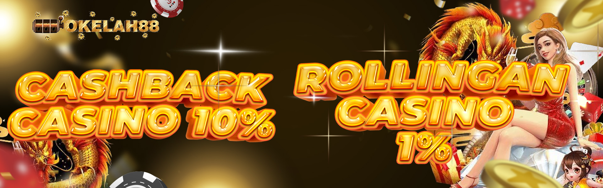CASHBACK & ROLLINGAN CASINO 11%