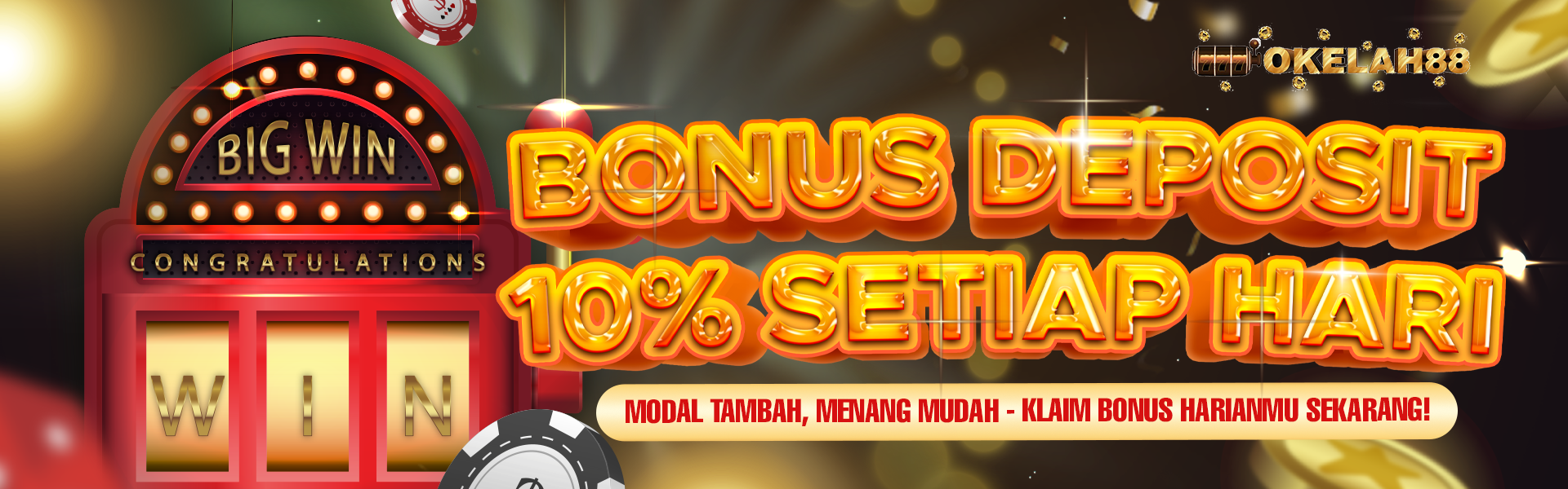 BONUS DEPOSIT 10% SETIAP HARI!